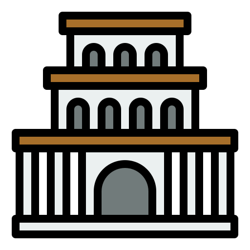 Museum Generic Outline Color icon