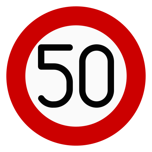 Speed limit - Free signaling icons