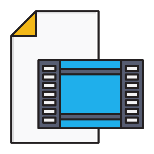 carrete de película icono gratis