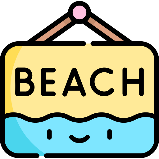Пляж бесплатно иконка