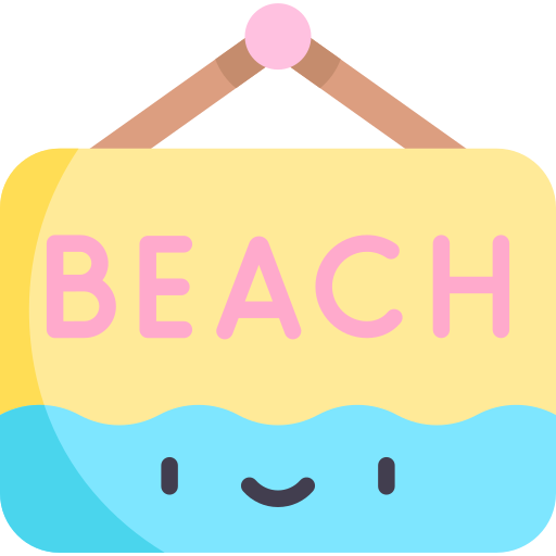 Пляж бесплатно иконка