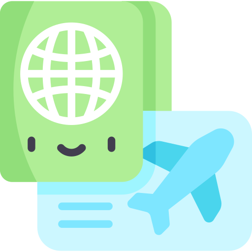 pasaporte icono gratis