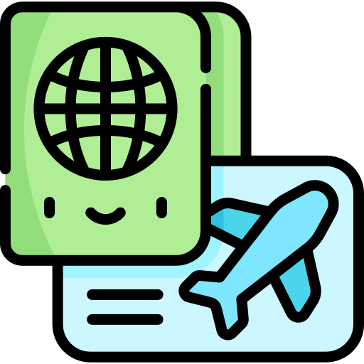 pasaporte icono gratis