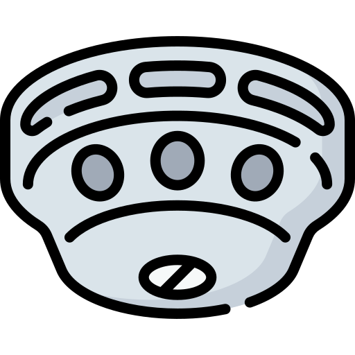 detector de humo icono gratis