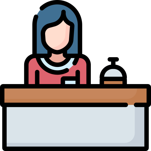 Receptionist Special Lineal color icon