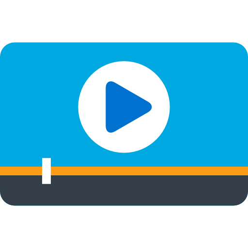 reproductor de video icono gratis