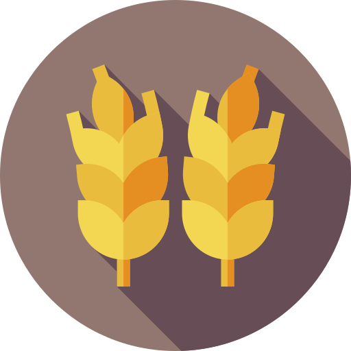 Wheat Flat Circular Flat icon