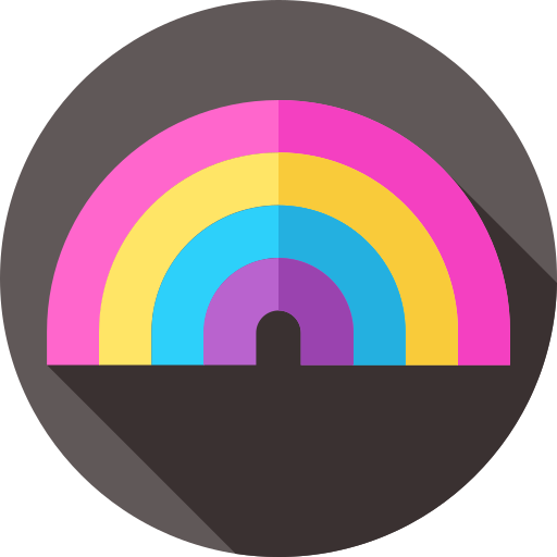 arco iris icono gratis