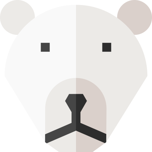 oso polar icono gratis