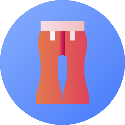 Pants Flat Circular Gradient icon