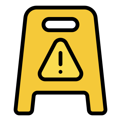 Wet floor free icon