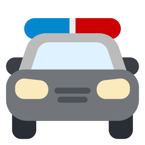 Police car Generic Flat icon