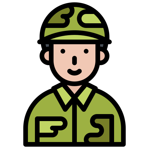 Soldier Generic Outline Color icon