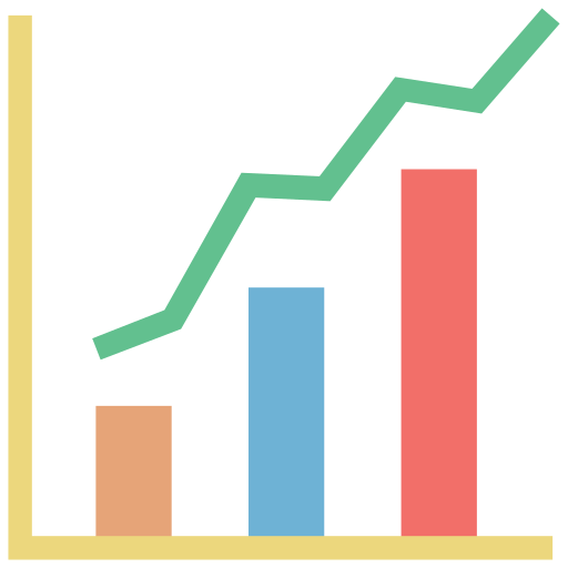 Growth chart Generic Flat icon