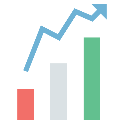 Growth chart Generic Flat icon