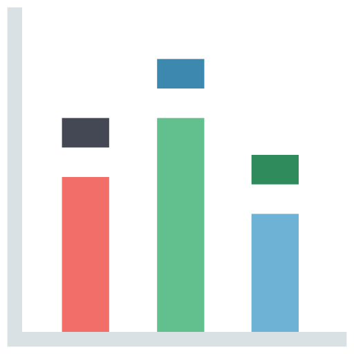 gráfico de barras icono gratis