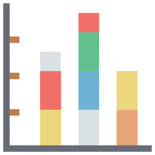 gráfico de barras icono gratis