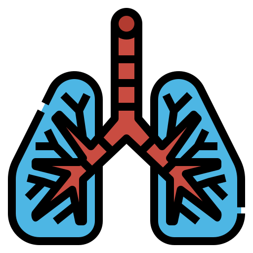 Lungs Aphiradee (monkik) Lineal Color icon