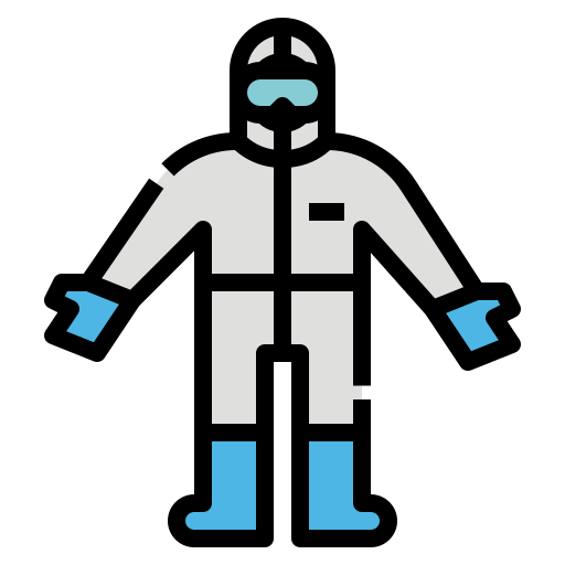 ropa protectora icono gratis