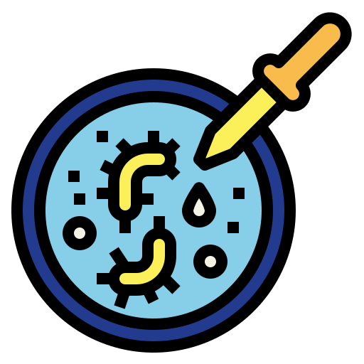 Petri dish Smalllikeart Lineal Color icon