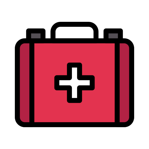 First aid kit Vector Stall Lineal Color icon