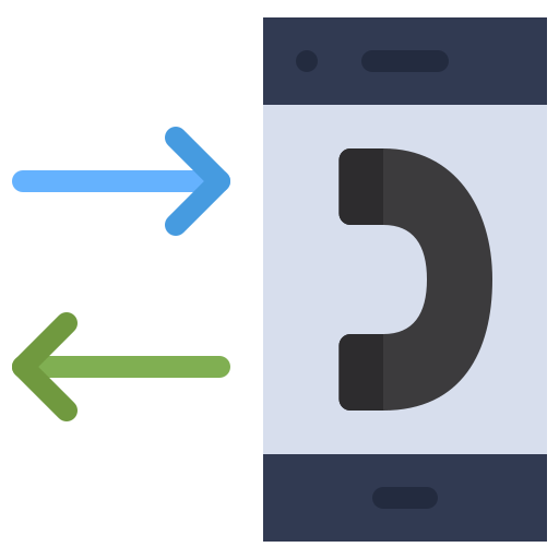 llamada telefónica icono gratis