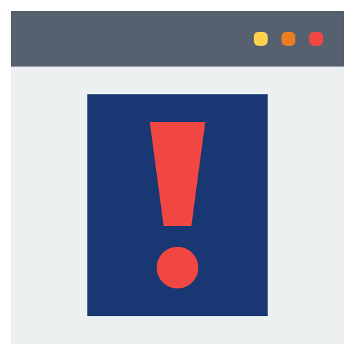 Alert free icon Alert free icon