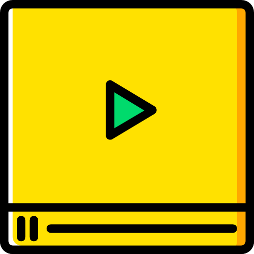 reproductor de video icono gratis