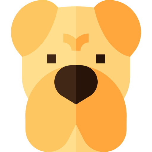 Shar pei Basic Straight Flat icon