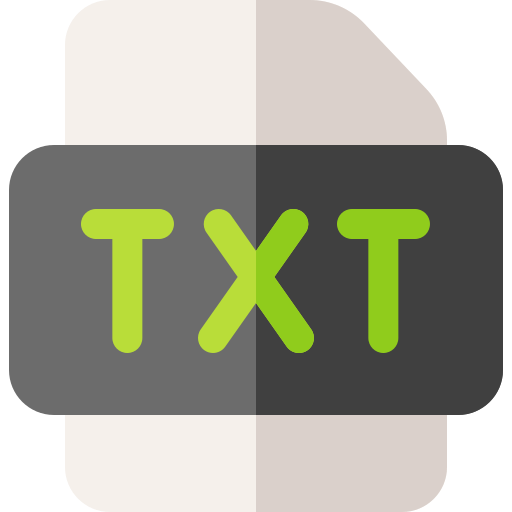 archivo txt icono gratis