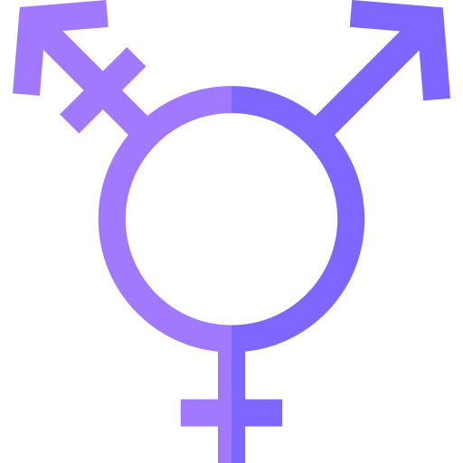 Transgender Basic Straight Flat icon