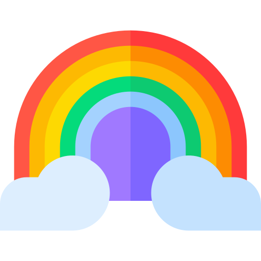 arco iris icono gratis