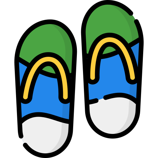 chancletas icono gratis