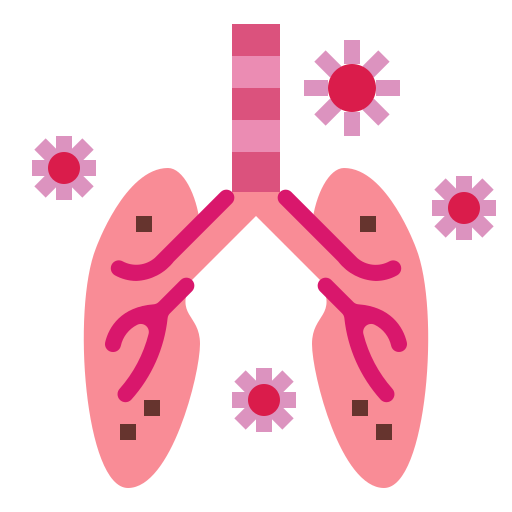 Lungs Smalllikeart Flat icon