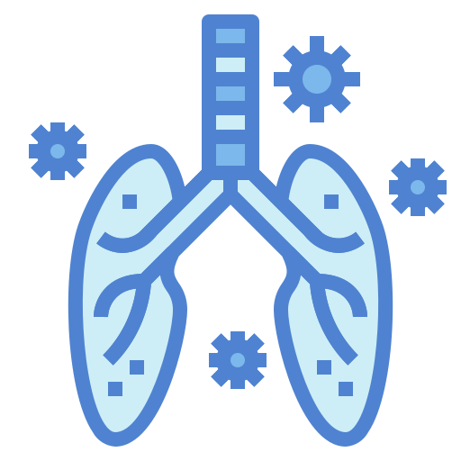 Lungs Generic Blue icon