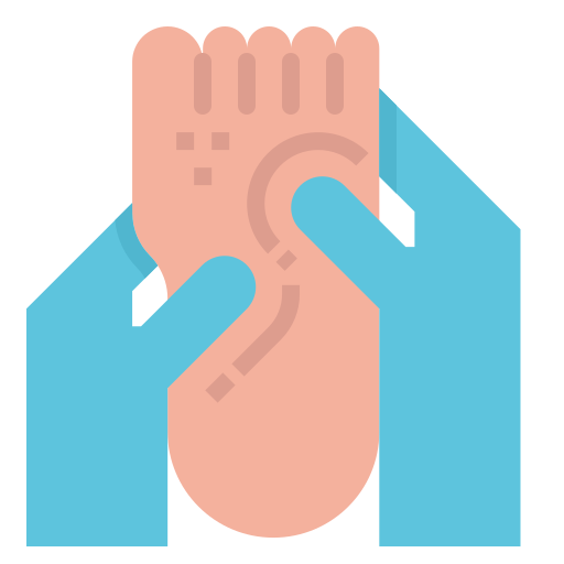 Foot free icon Foot free icon