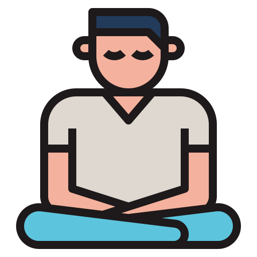 Meditation - free icon