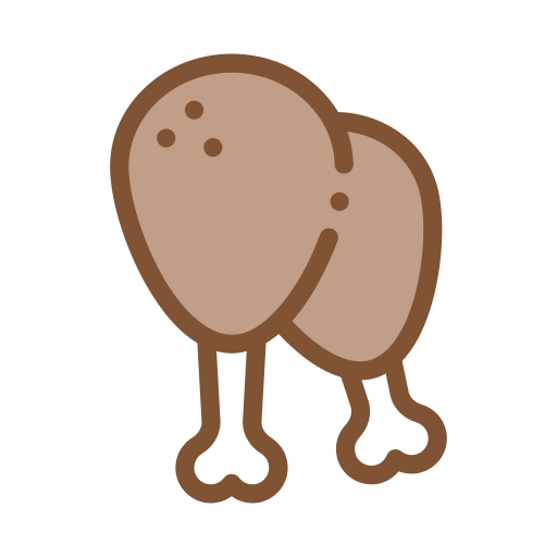 Chicken leg free icon Chicken leg free icon
