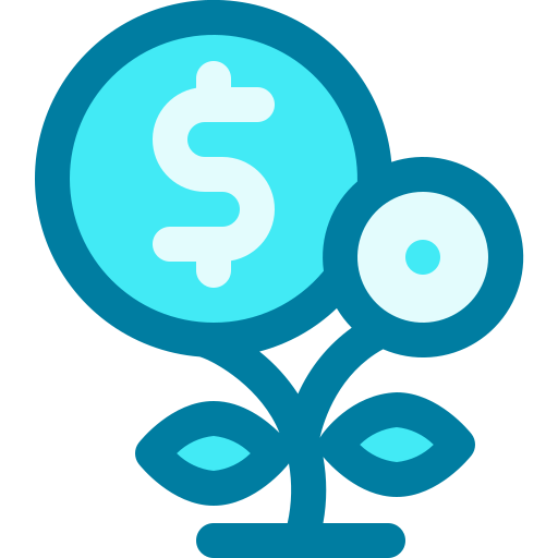 Investment Generic Blue icon