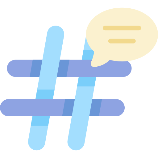 hashtag kostenlos Icon