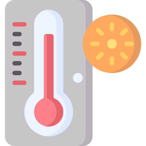 Горячая температура бесплатно иконка