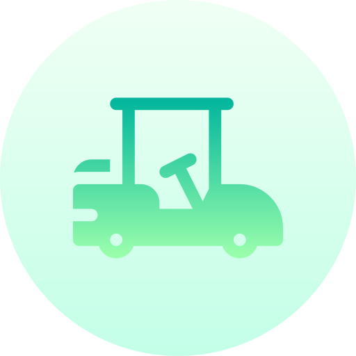 carro de golf icono gratis