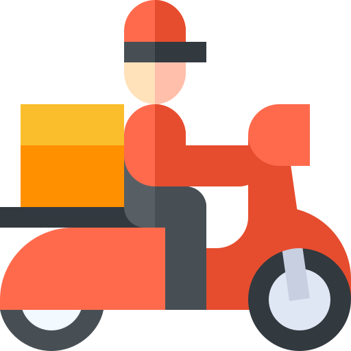 Food delivery free icon