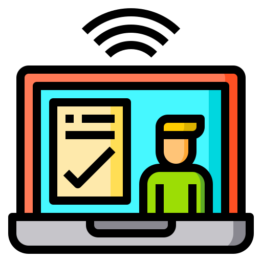 video conferencia icono gratis