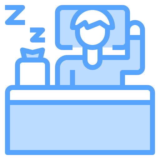 dormido icono gratis