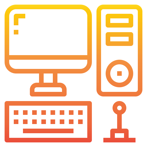 Computer game - Free electronics icons