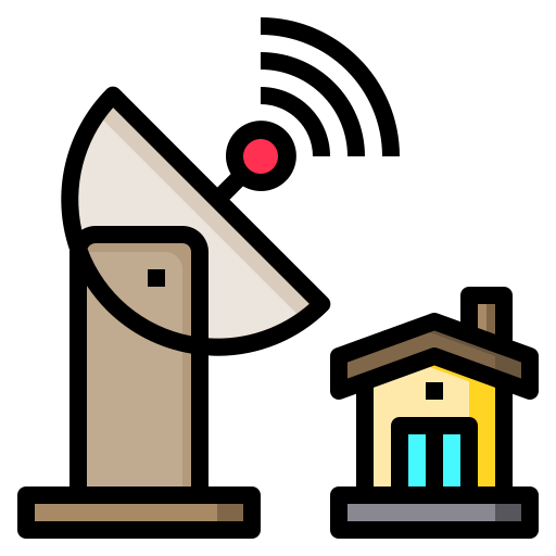 antena parabólica icono gratis