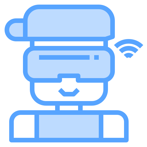 gafas de realidad virtual icono gratis