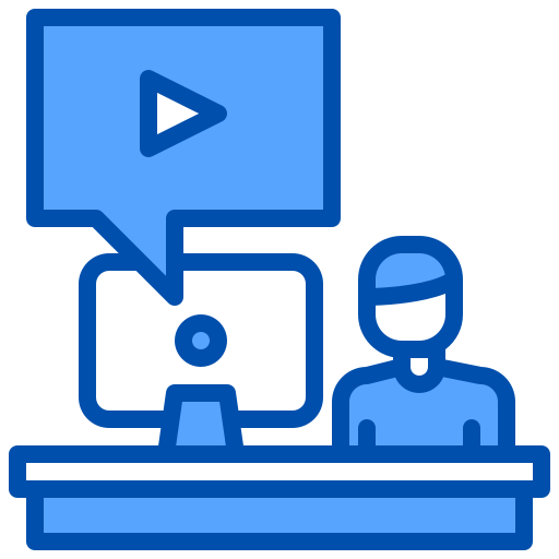 video conferencia icono gratis