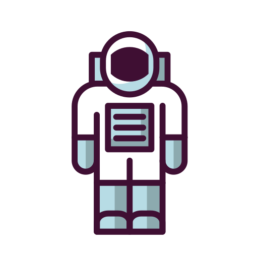 Astronaut Generic Outline Color icon